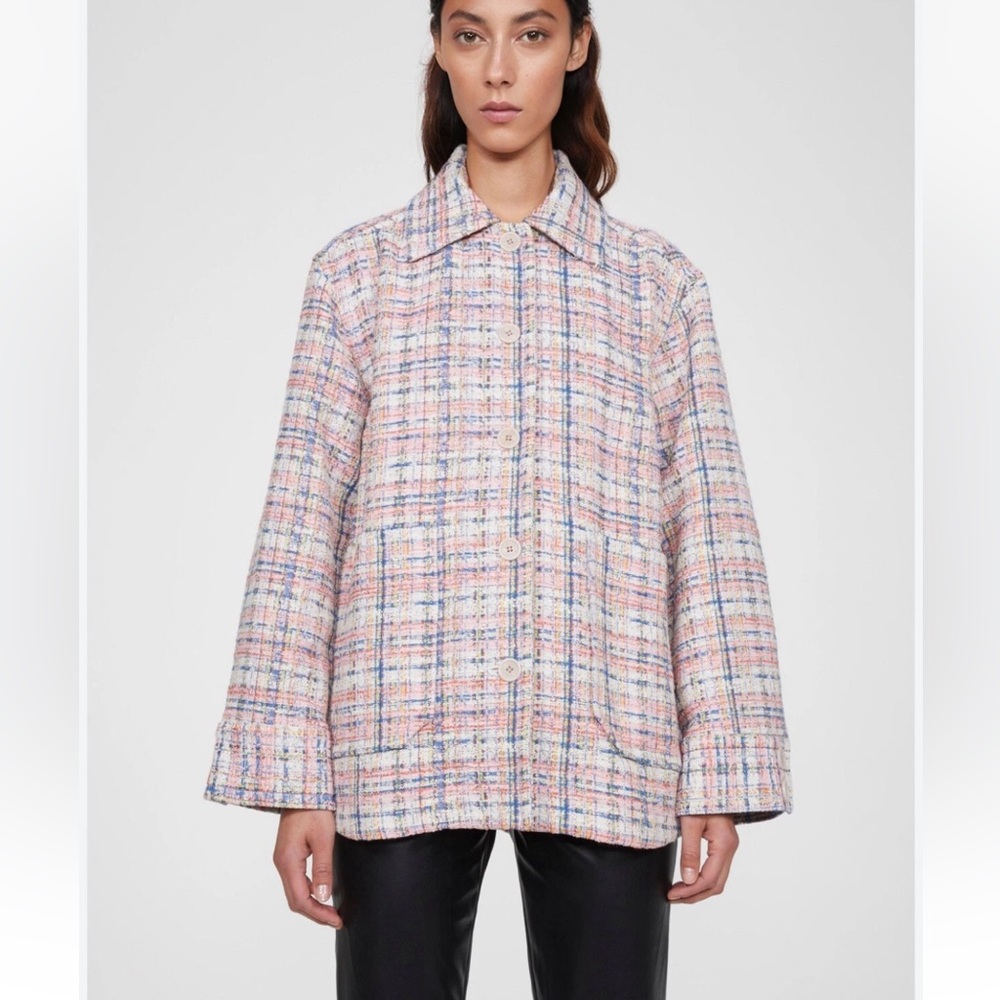 NWOT Rodebjer Angelica Country Weave Jacket Multi Color Women’s Large